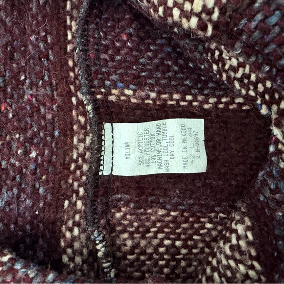 Striped Brown and Tan Sweater - Picture 4 of 7